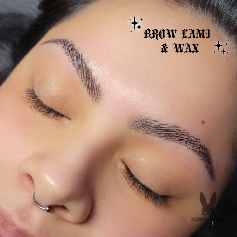 Brow Lamination & Wax at Demon Bunny Beauty in Tacoma, WA