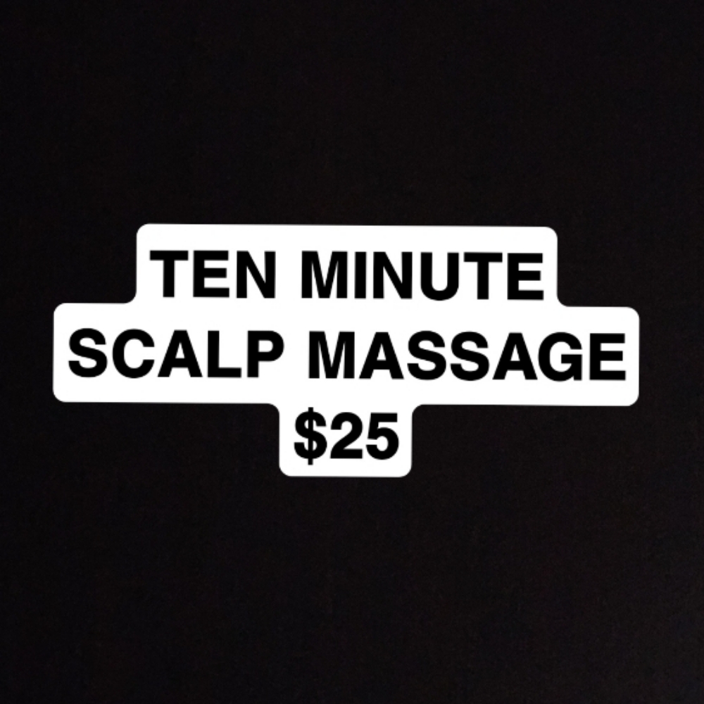 Scalp massage at Weave King Hair Studio in Plano, TX