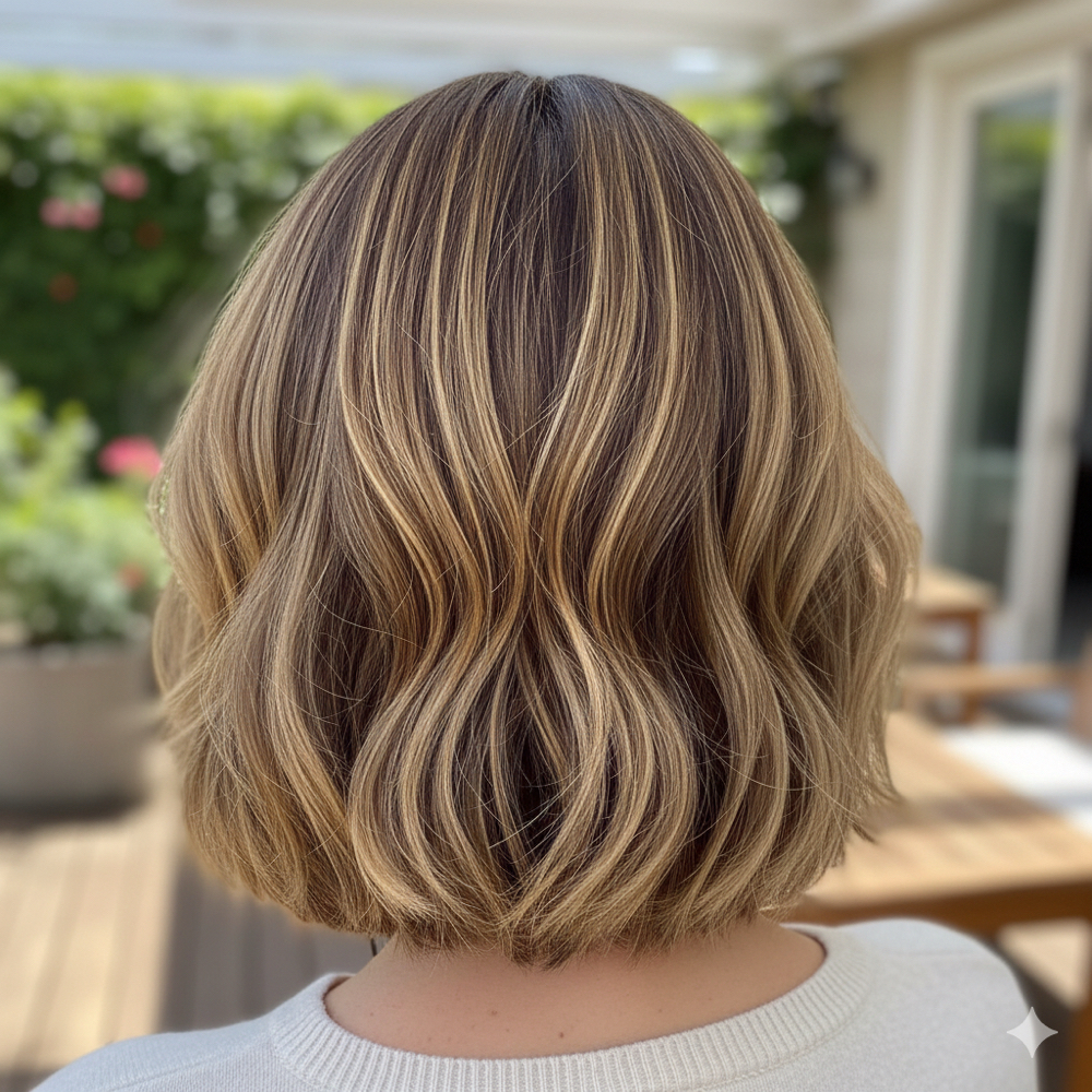 Highlights + Toner Short Hair at Camilo Garcia Hair Studio in Queens, NY