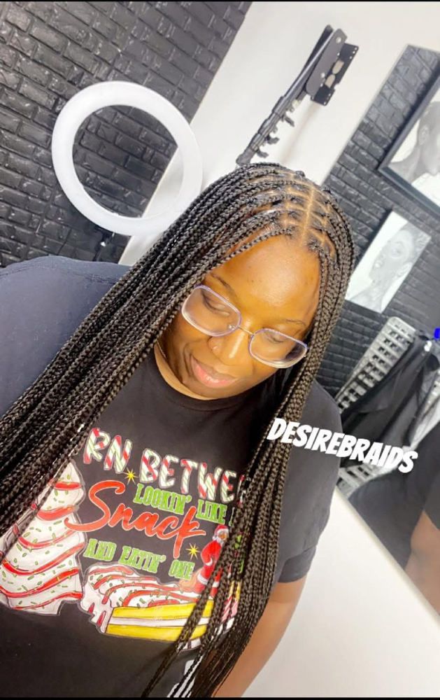 24” Small Knotless Braids