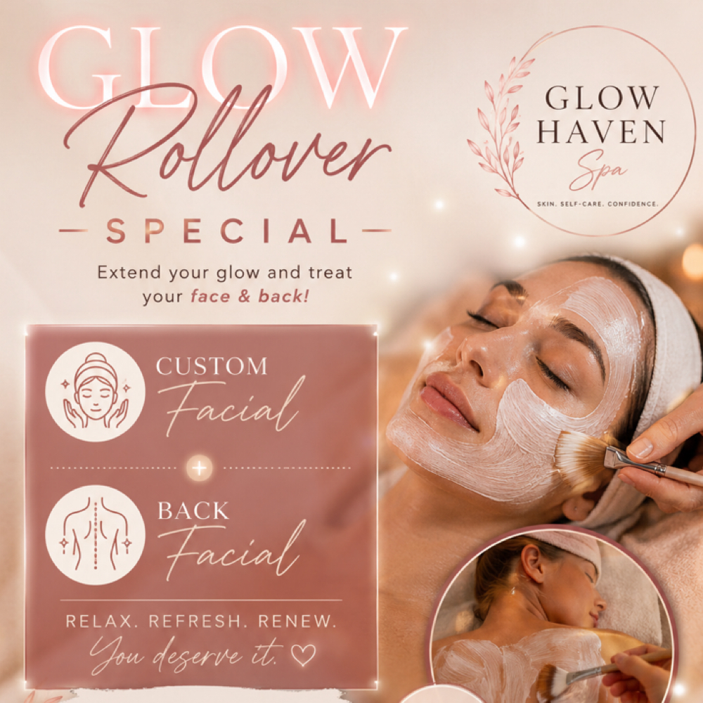 Glow Rollover at Glow Haven Spa in Stanley, NC