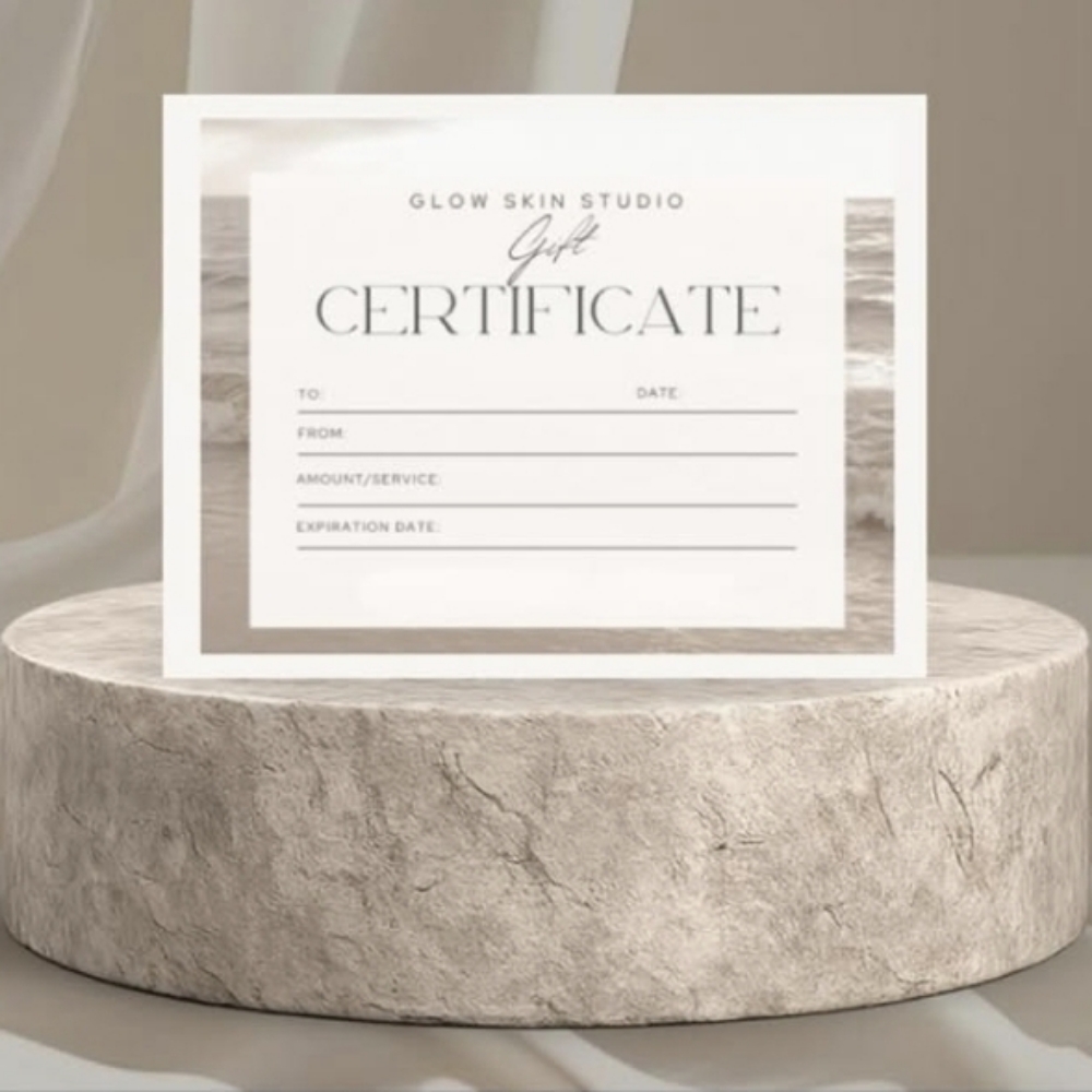 Gift Certificate at Glow Skin Studio in El Paso, TX