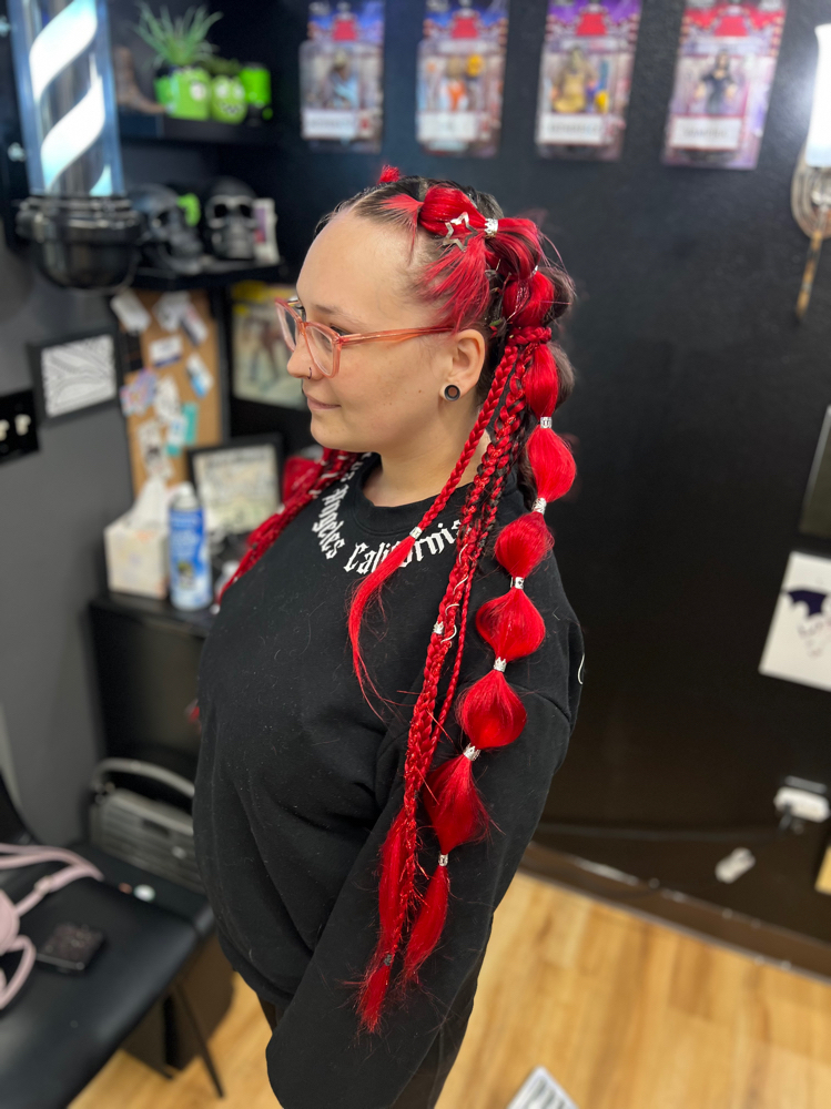 Festival Braids at Blades N’ Fades in Littleton, CO