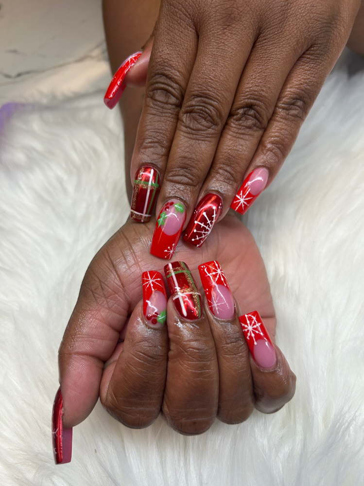 Detailed Nail Art at Jazmine Rochelle in Canton, OH