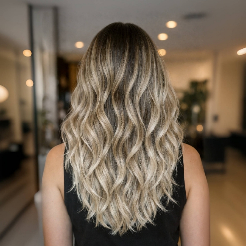 Dimensional Balayage at Hair by Merian in Lancaster, CA