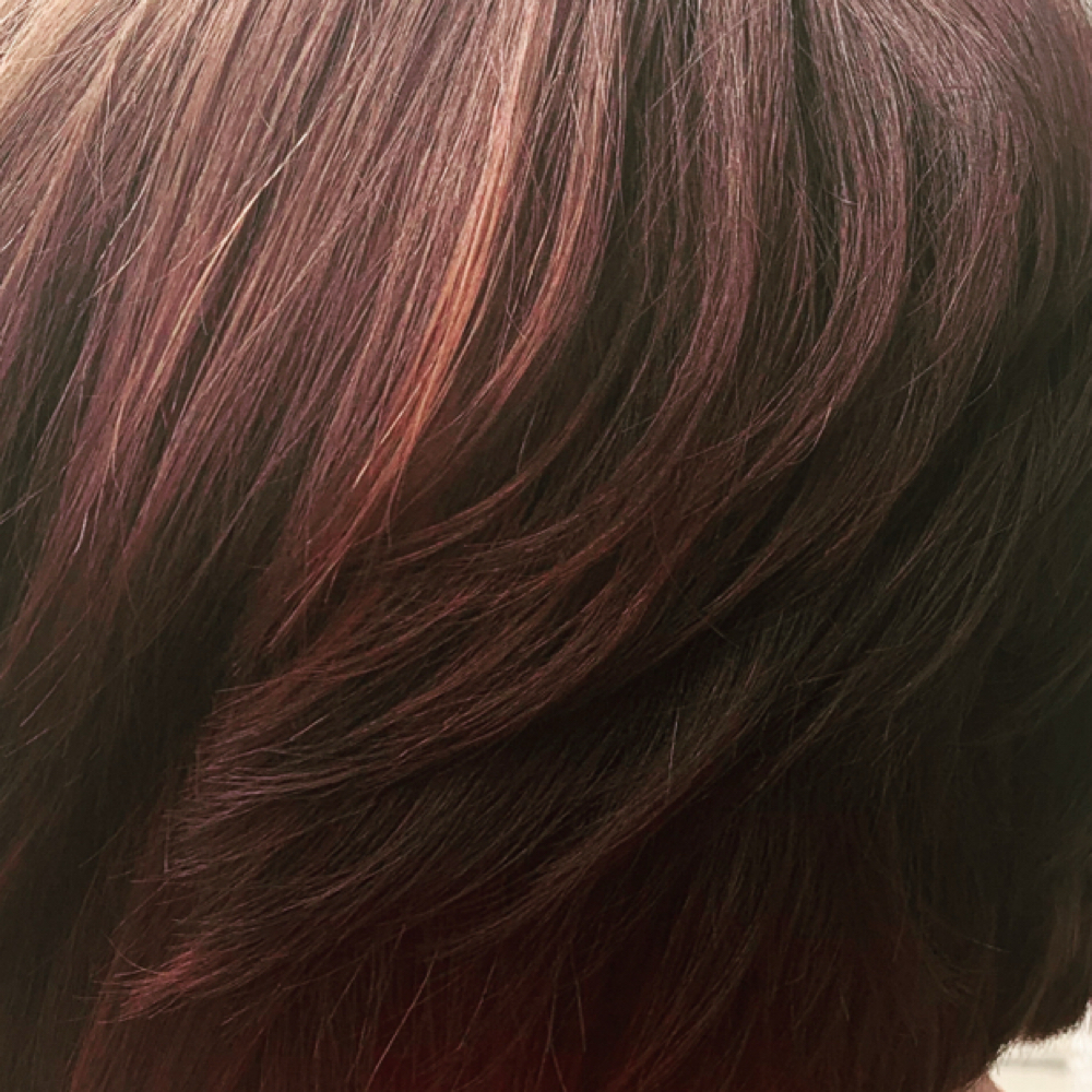 Sculptured Cut at Kat Warren Hair Design in Easton, MA