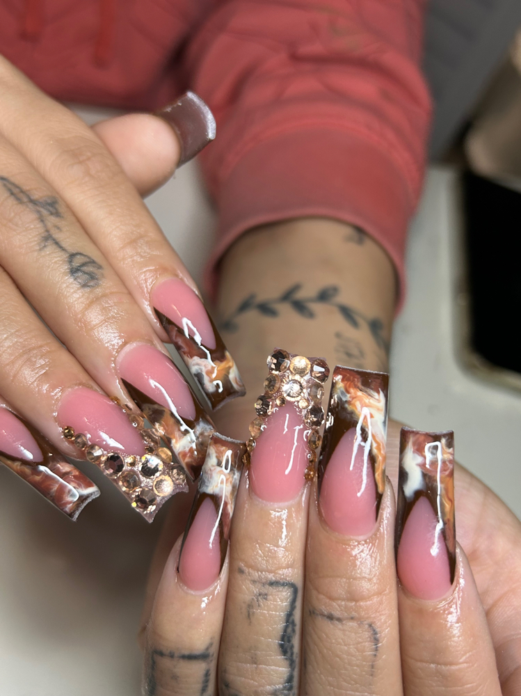 Long Marble/Ombré at Klawz by Kay in Greensboro, NC