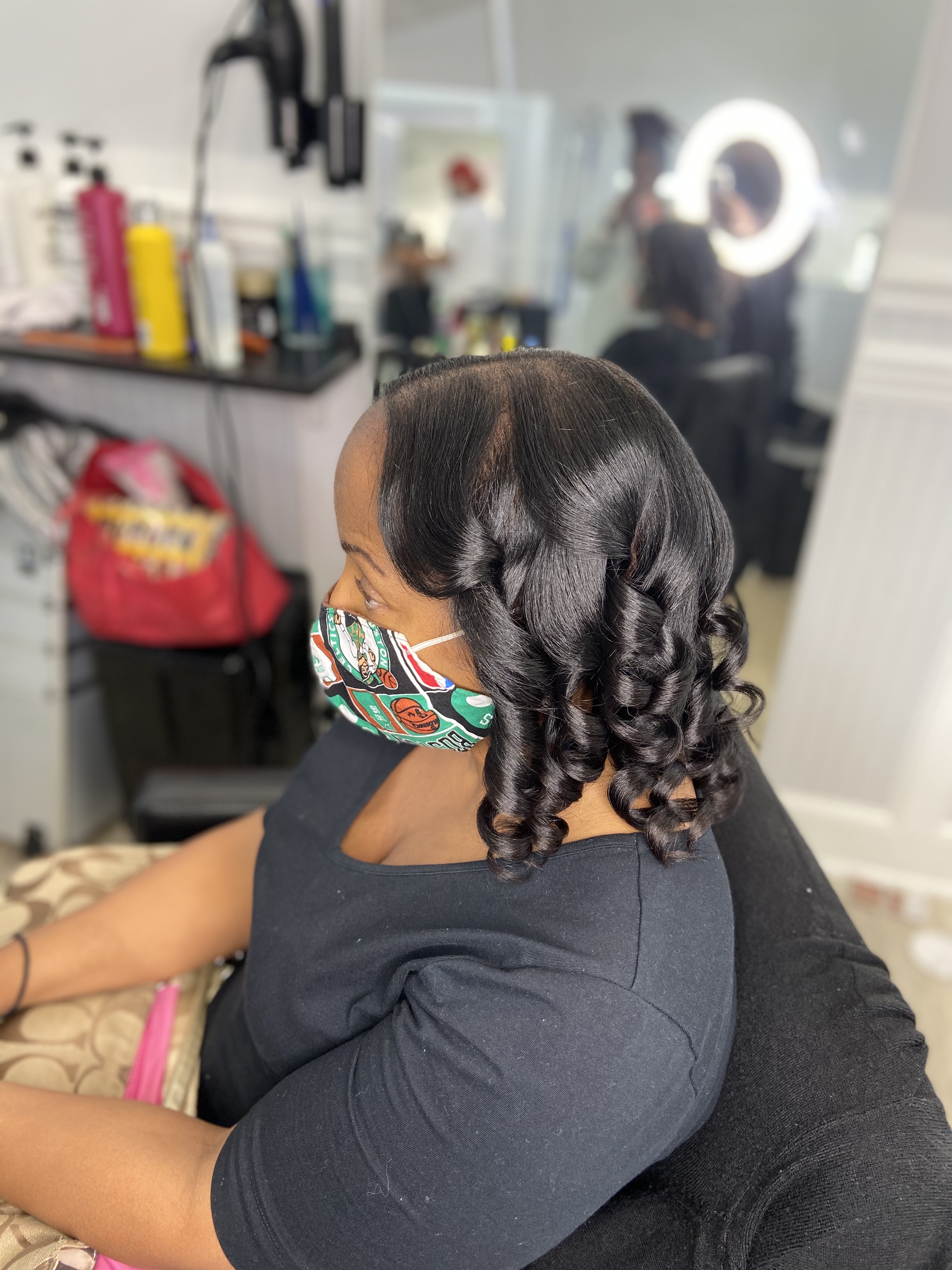 Delux Press And Curl at Rosegold Beauty in Brockton, MA