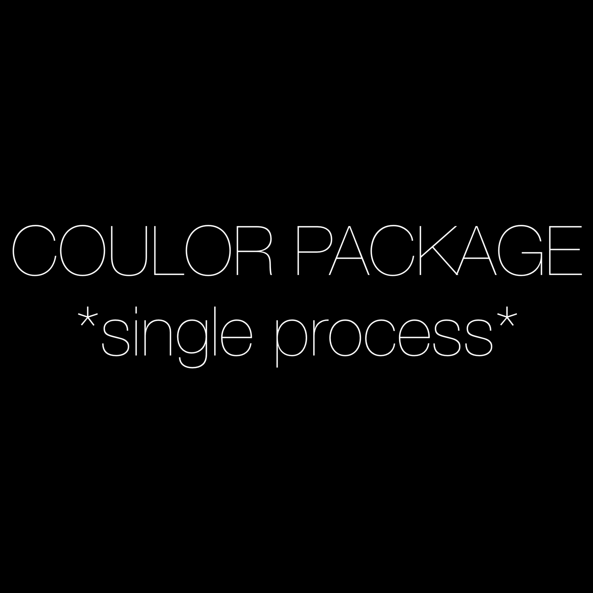 Colour Package *single process*