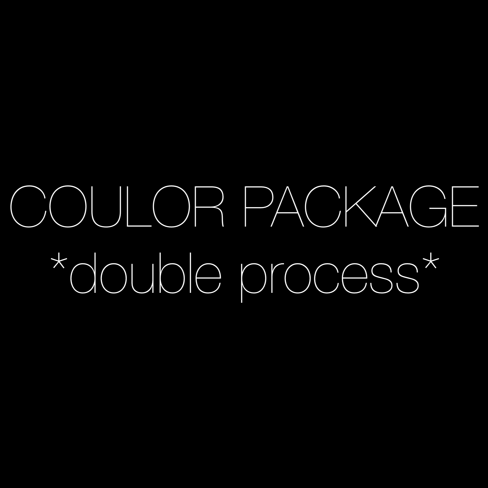 Colour Package *double process*
