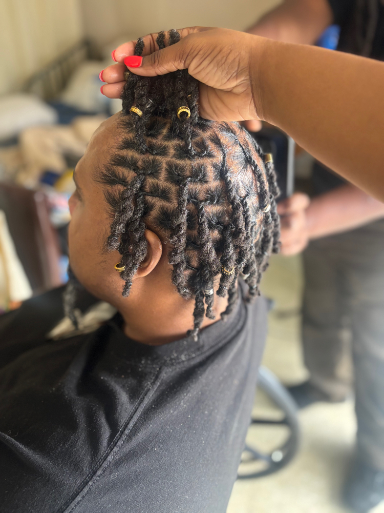 Instant locs at NATURAL LOVE LALA in Riverside, CA