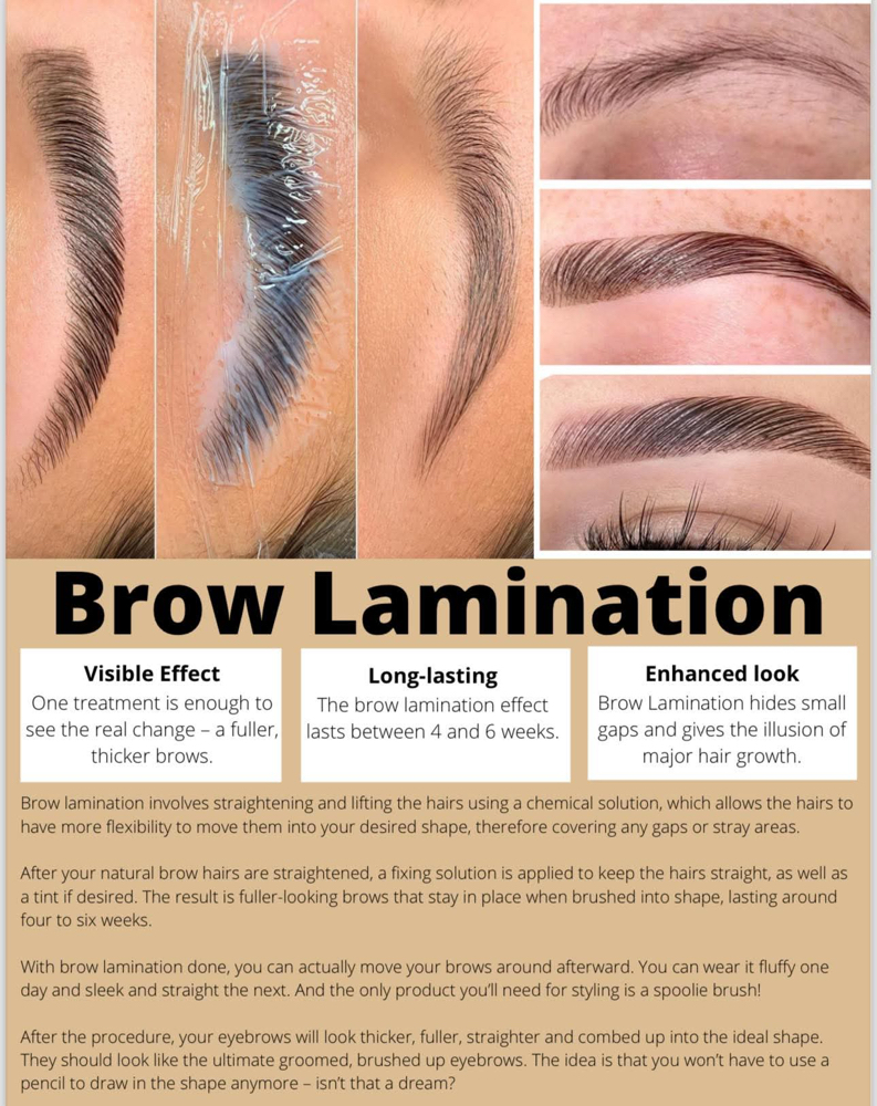 Brows Lamination & Tint