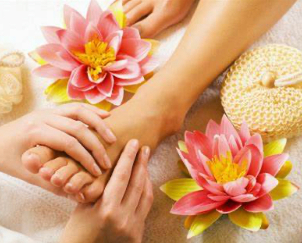 Spa pedicure at Cruz Medina Nail Therapy Studio in Garden City, MI
