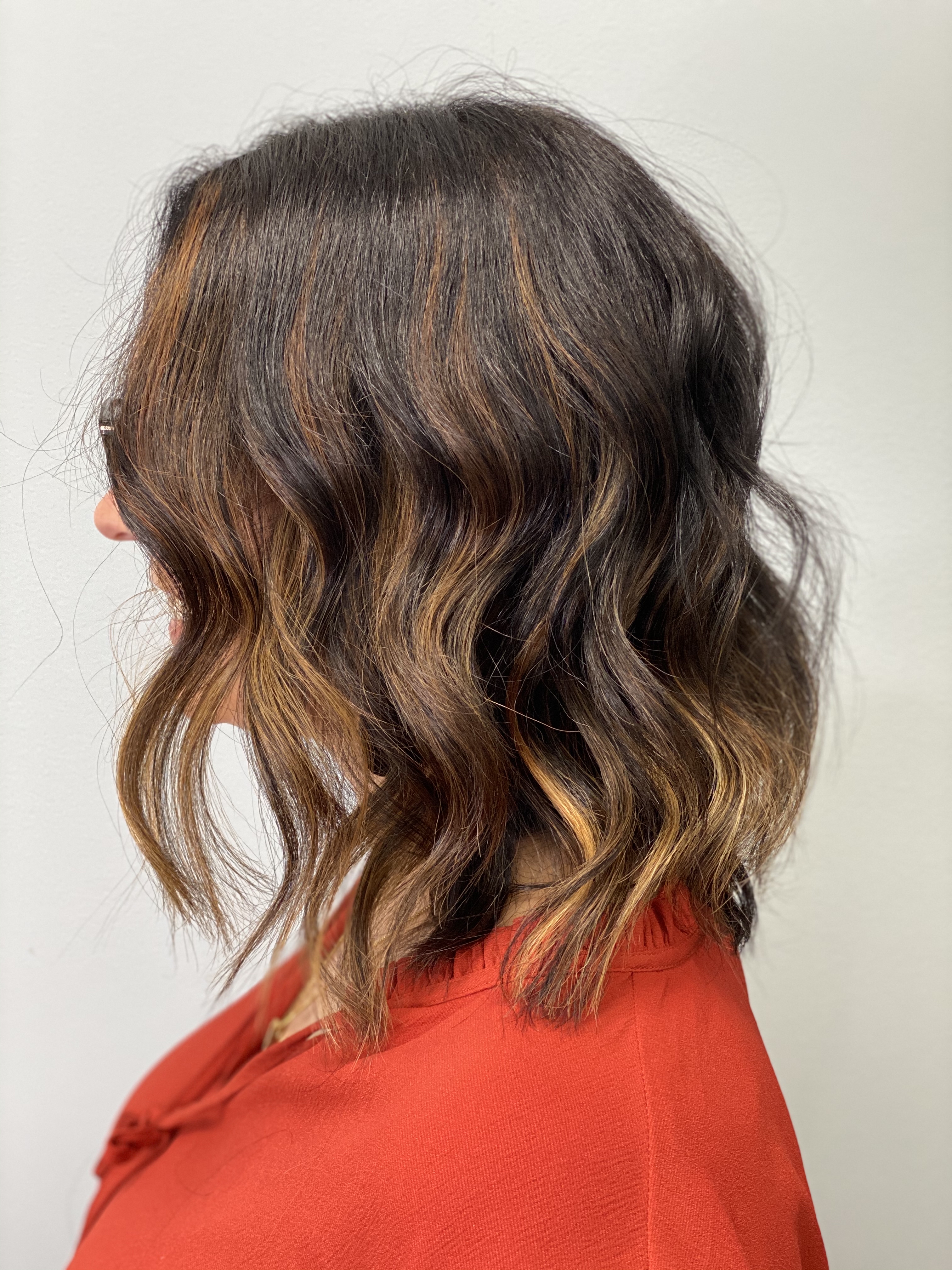 Hair Color with Balayage Highlights