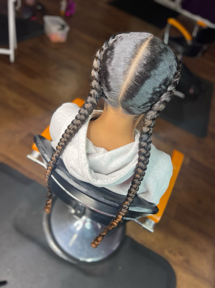 TWO French Braids
