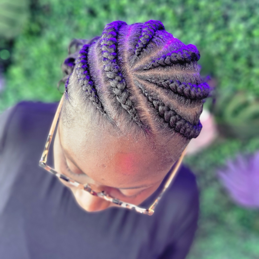 Feed-in Cornrows at The Vanity Lounge LLC in Columbus, GA