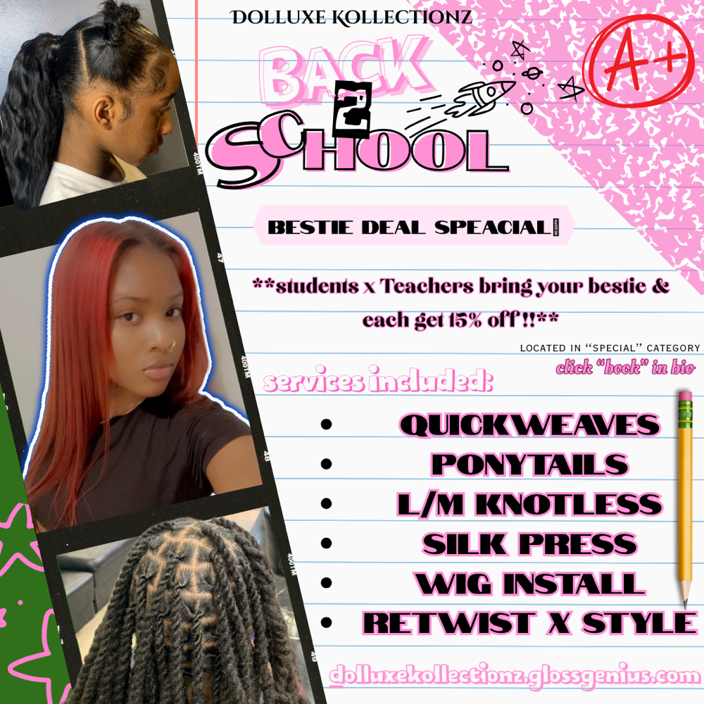 Sleek Ponytails[BESTIE DEAL]