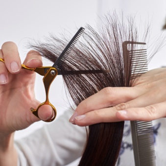 Medium Hair Cut & Style at Zen Beauty Lounge in Stroudsburg, PA