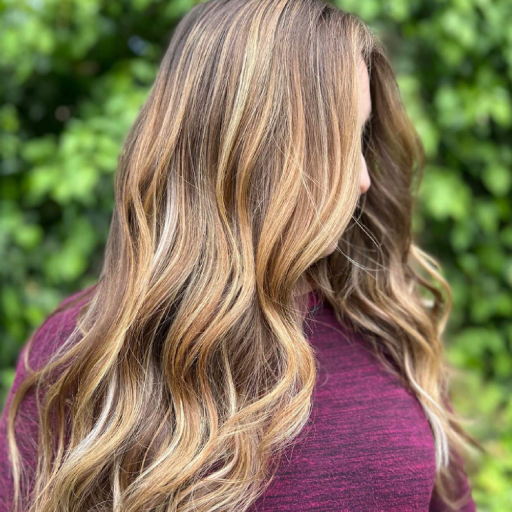 Dimensional Blonde/brunette at yellowdaisiesinherhair in Fremont, CA