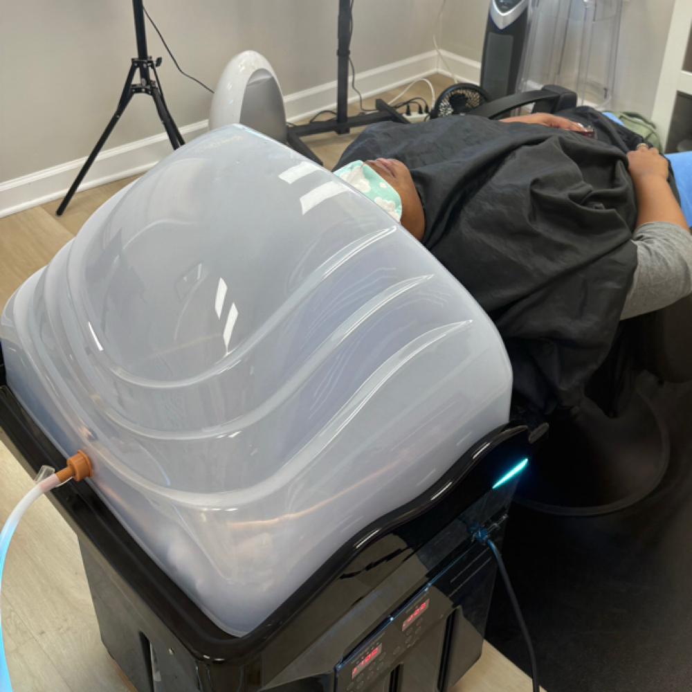 Luxury Hair Steam Treatment Add-On at Hazel Amour Beauty Salon in Glen Burnie, MD