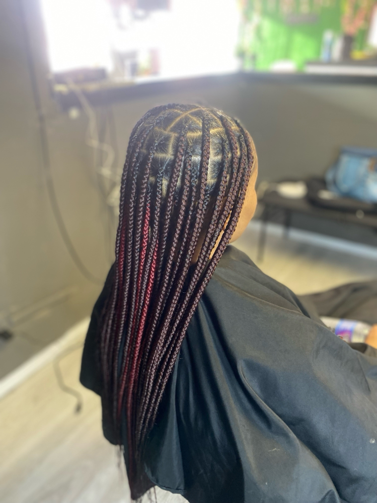 Large Knotless Braids at IAmHair Beauty Studio in Buffalo, NY