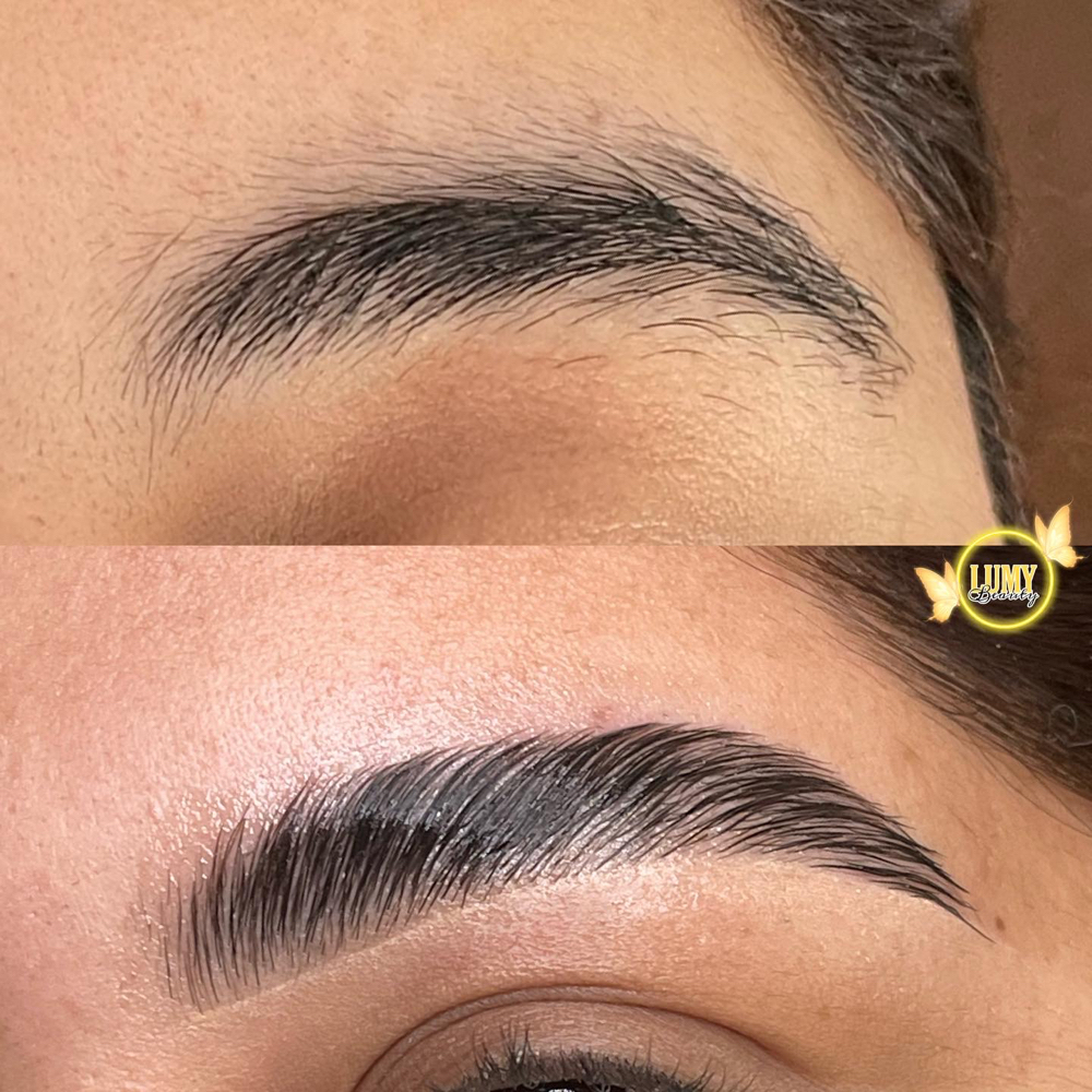 Eyebrow Lamination without TINT