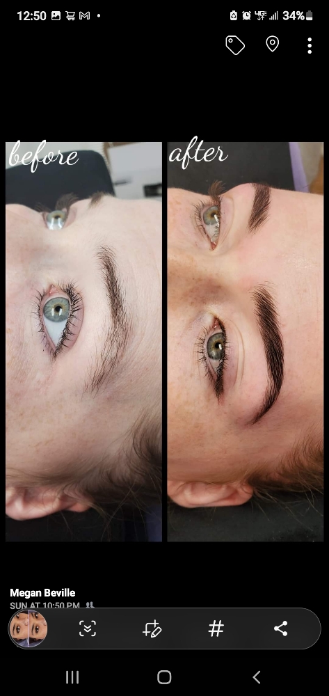 Brow Lamination/wax/tint