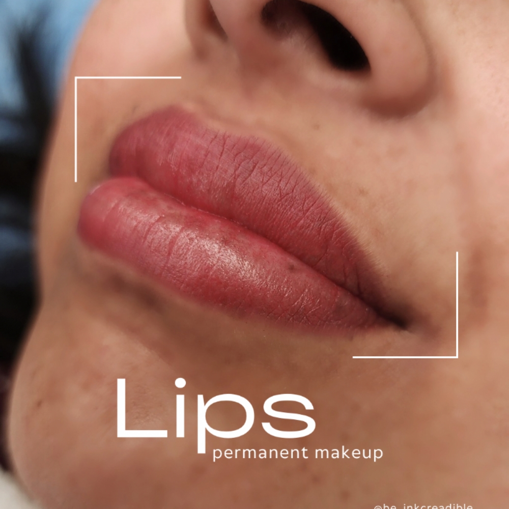 Touch-up Dark Lips Neutralization at INKcredible Beauty Studio in Modesto, CA
