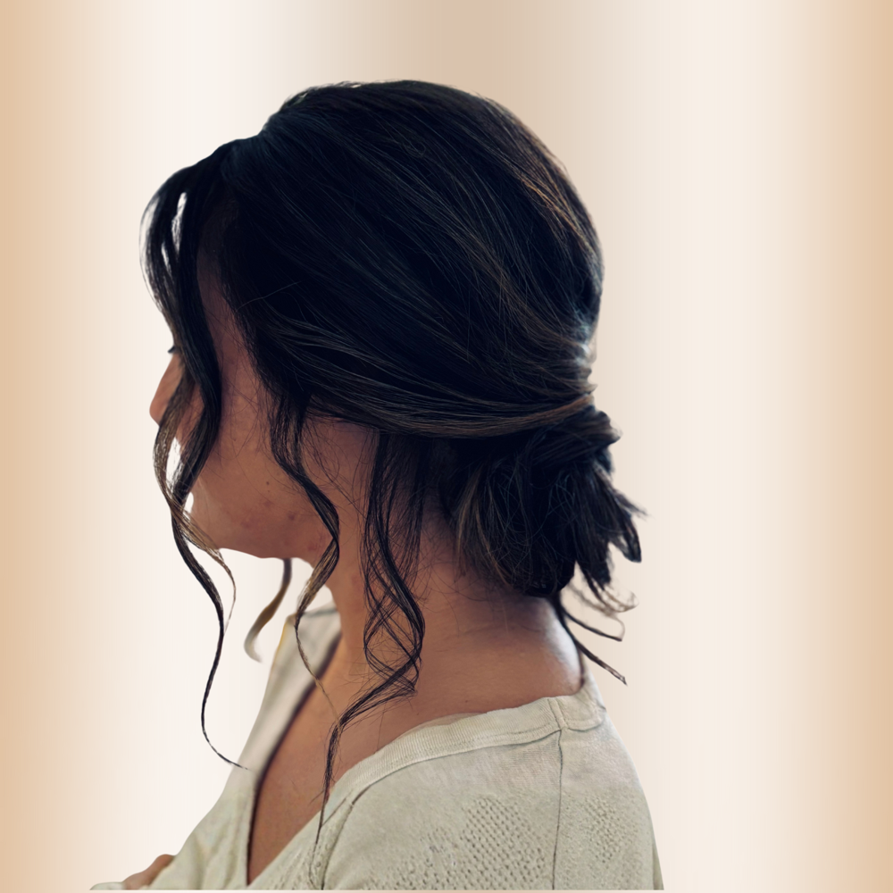 Updo at Vivid Strands in North Haven, CT