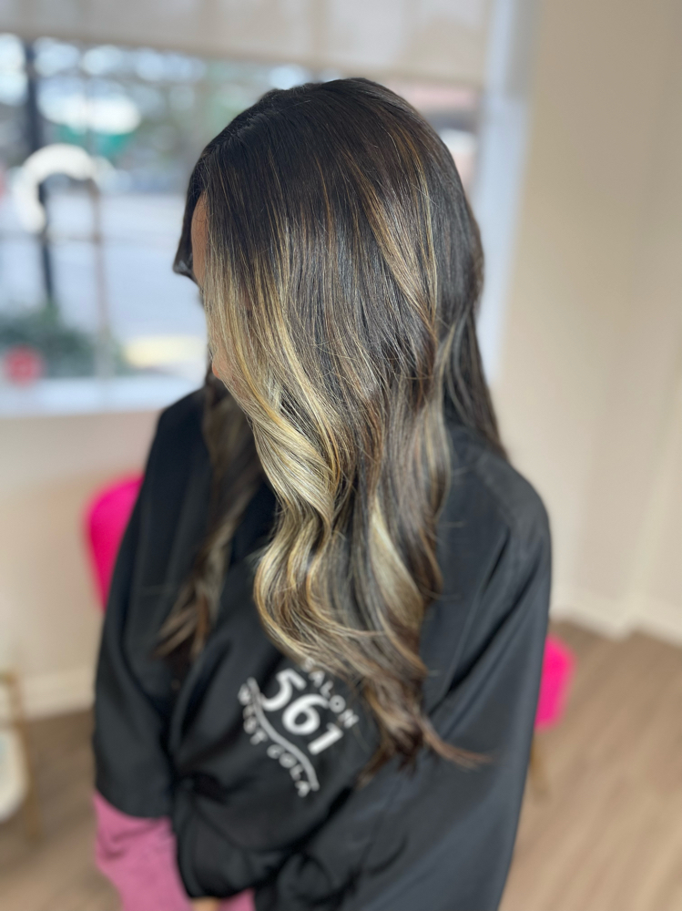 Root Color With Blonding