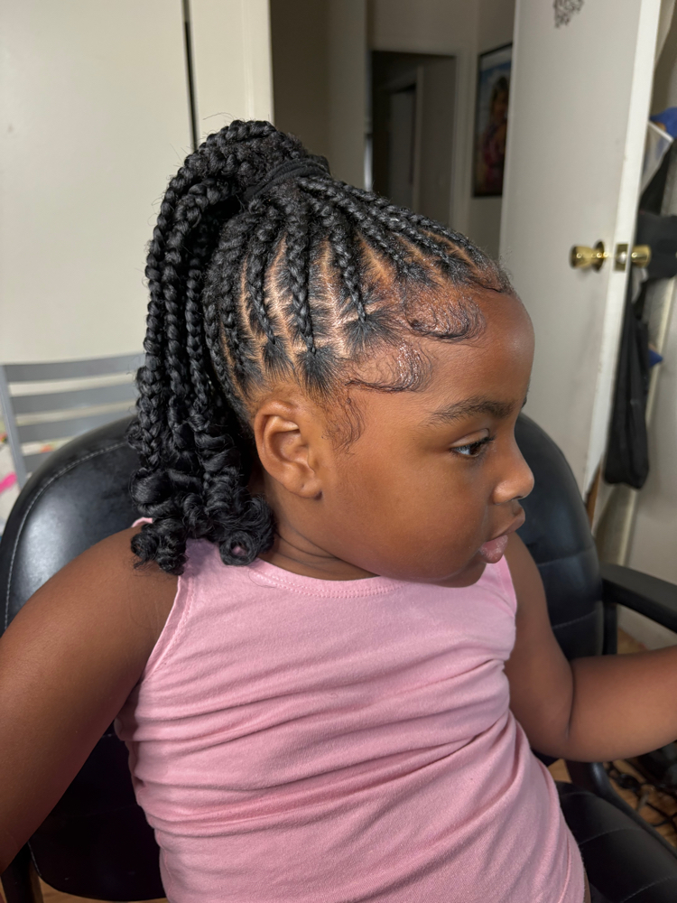 Kids Braided PonyTail at Crowned Conversations in Mt Holly, NJ