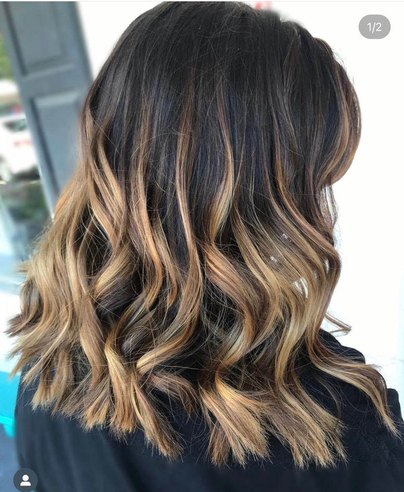Dark Root Balayage