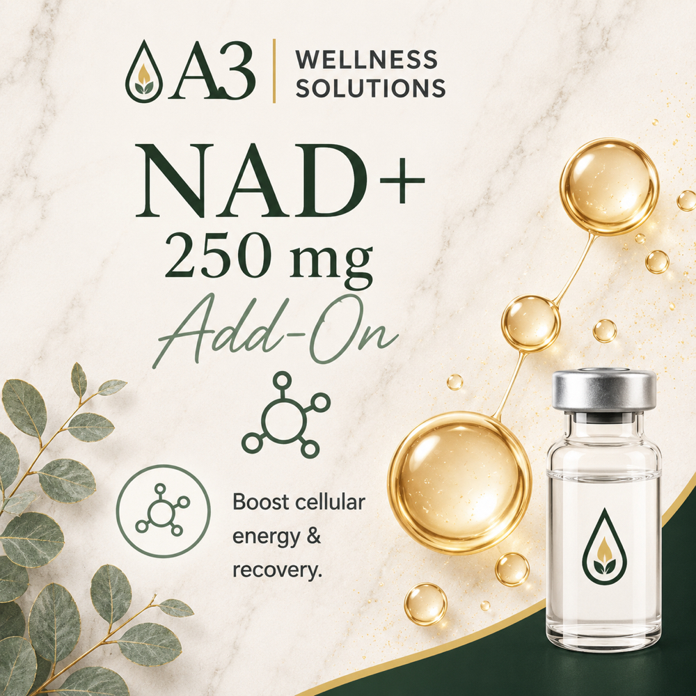 250 mg NAD+ Add-On at A3 Wellness Solutions in Freeport By, NY