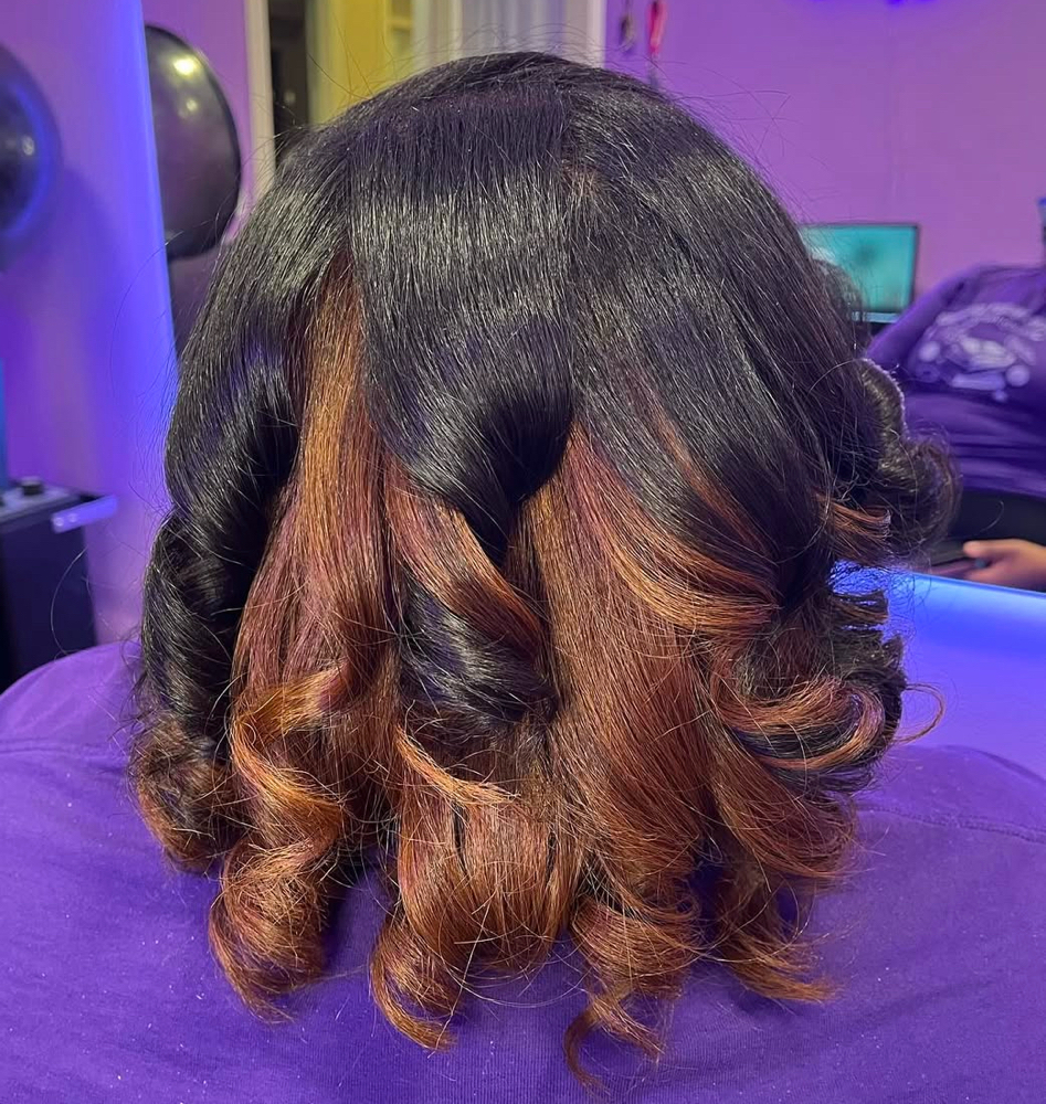 Peekaboo Color & Silk Press
