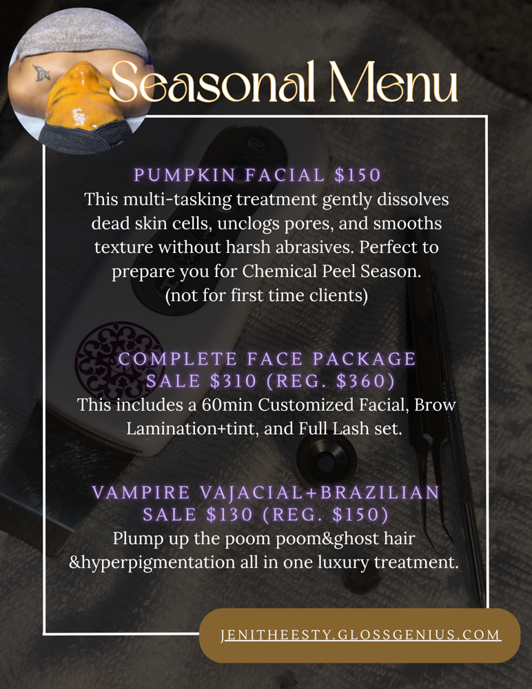 Seasonal Menu