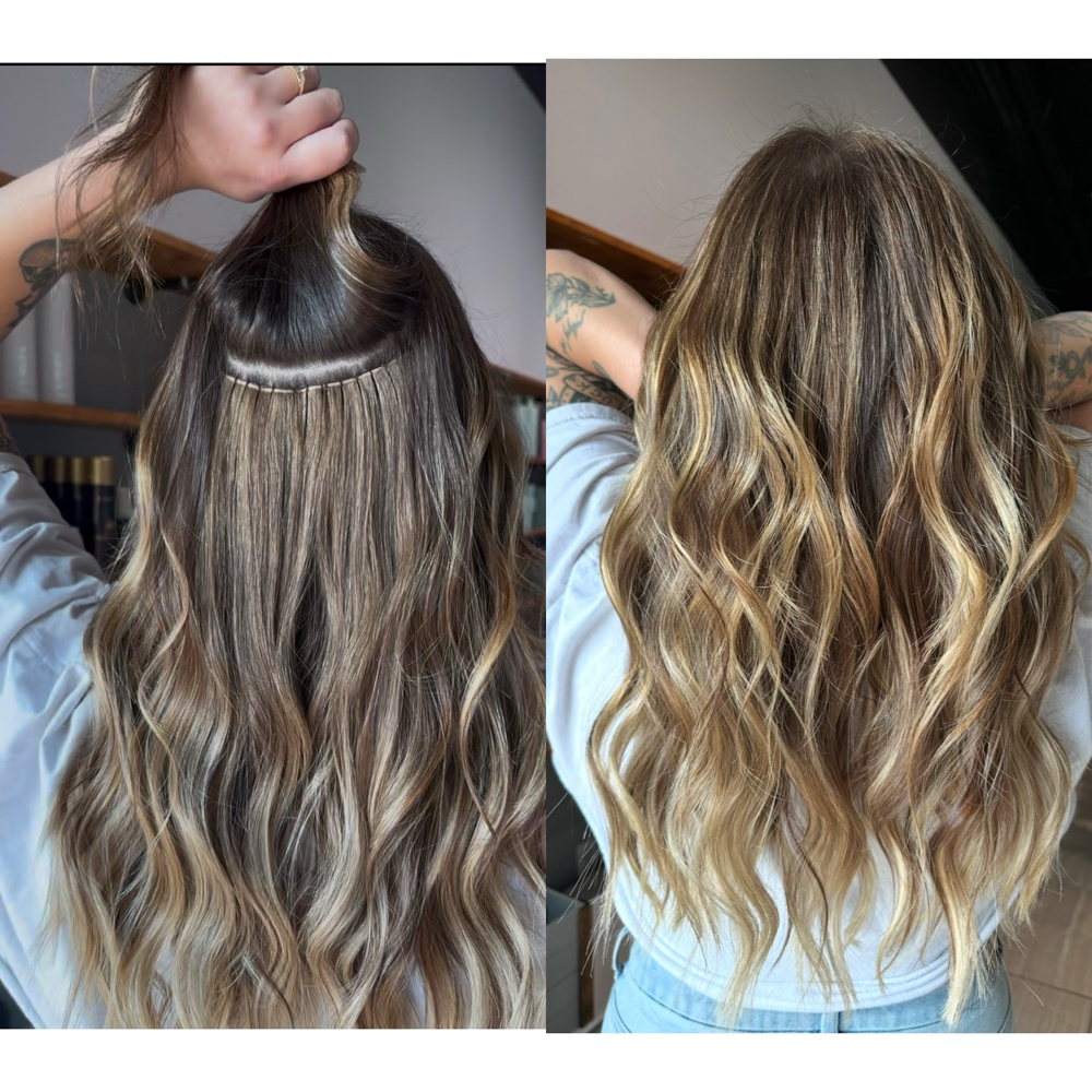 Hair Extension Install at Bass & Beauty in Ellicott, MD