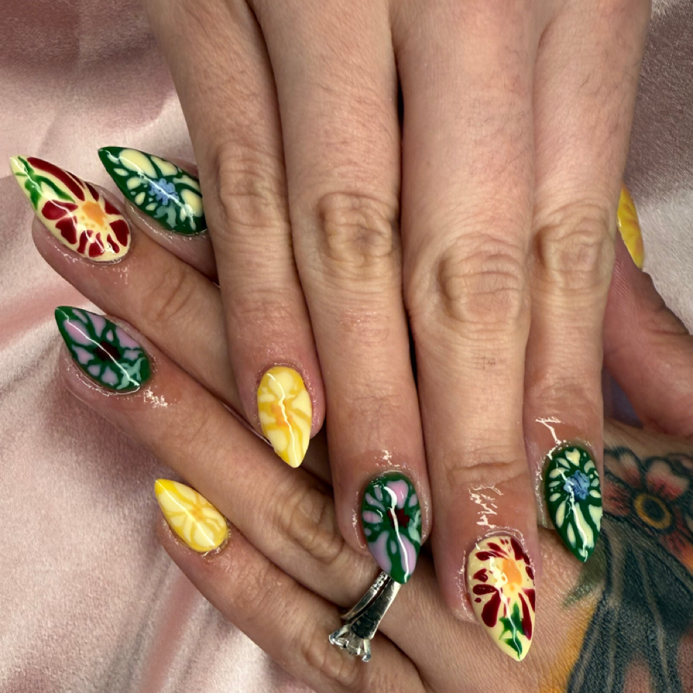 Tier Two Nail Art at Claws By Kim in Dayton, OH