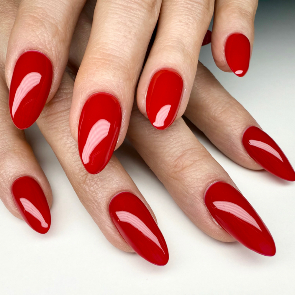 Single color at Slik Nik Nails in New York, NY