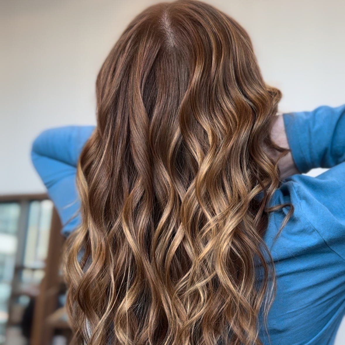 Root Retouch + Partial Highlight at April Rose Beauty in Fort Worth, TX