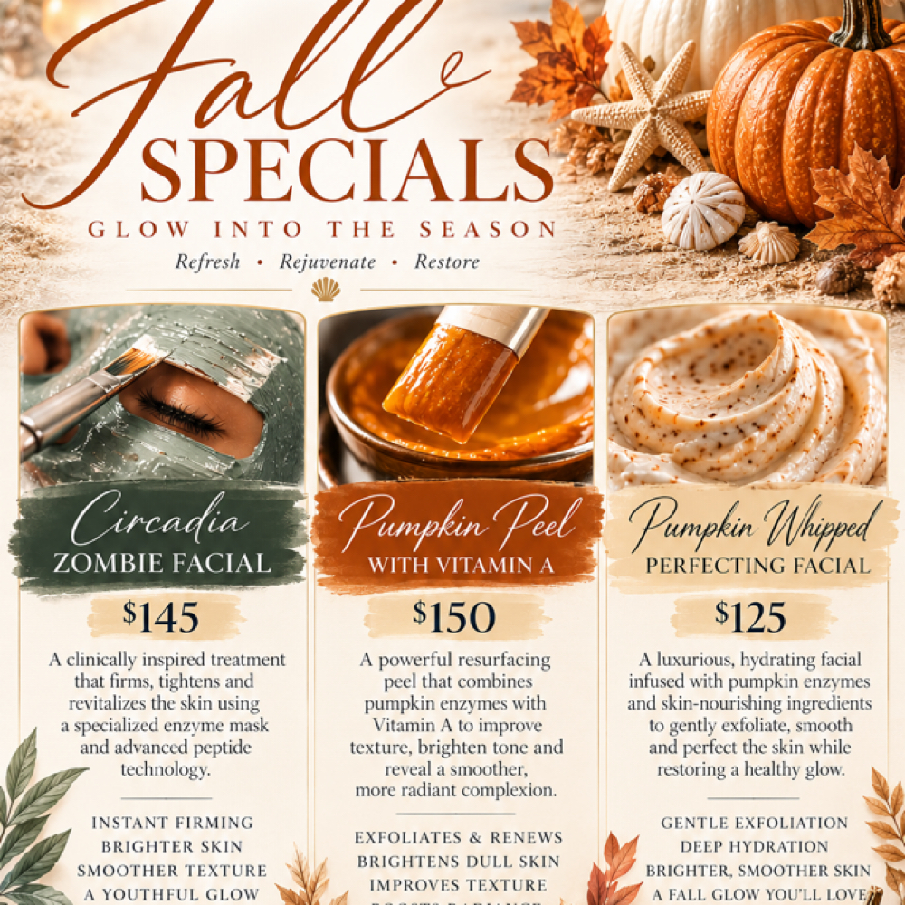Pumpkin Whipped Perfecting Facial at By The Sea Esthetics, LLC in Venice, FL