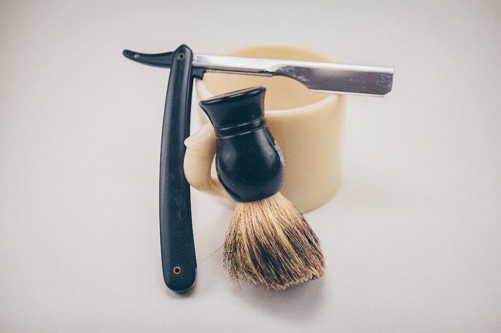 Handsome Straight Razor Shave