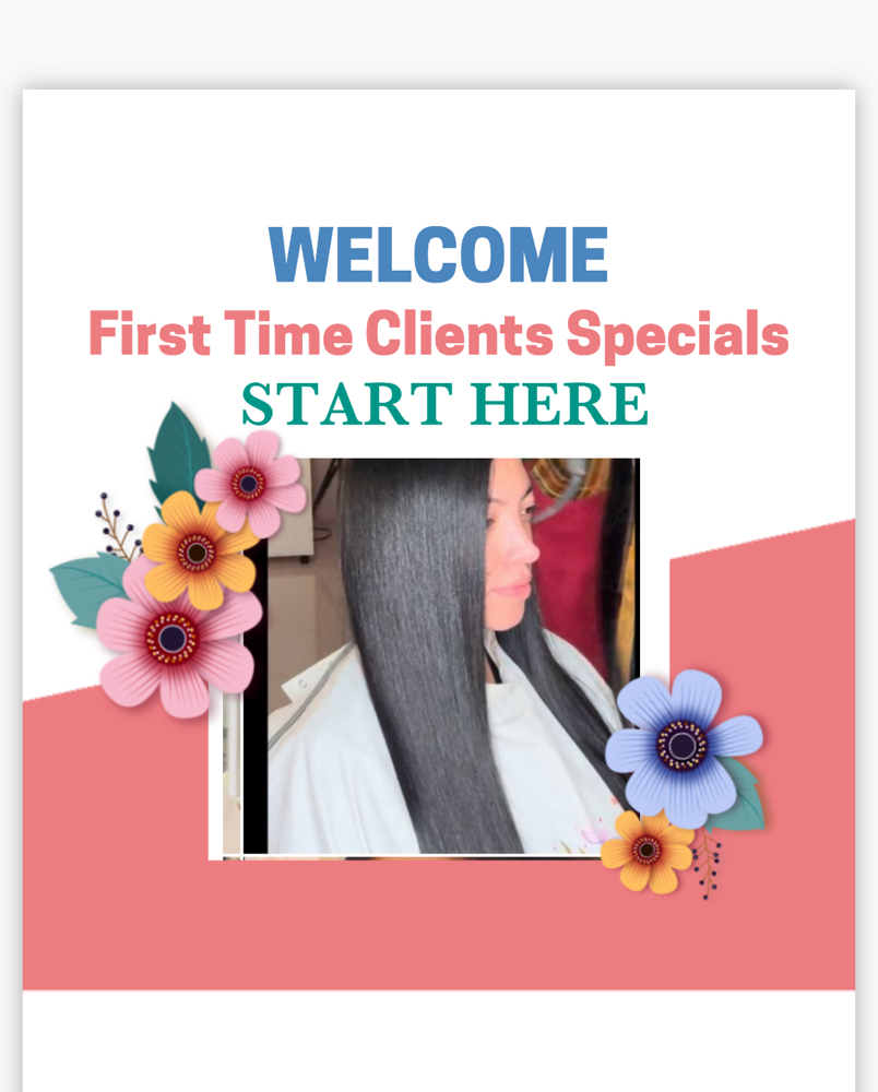 First Time Clients Book Here