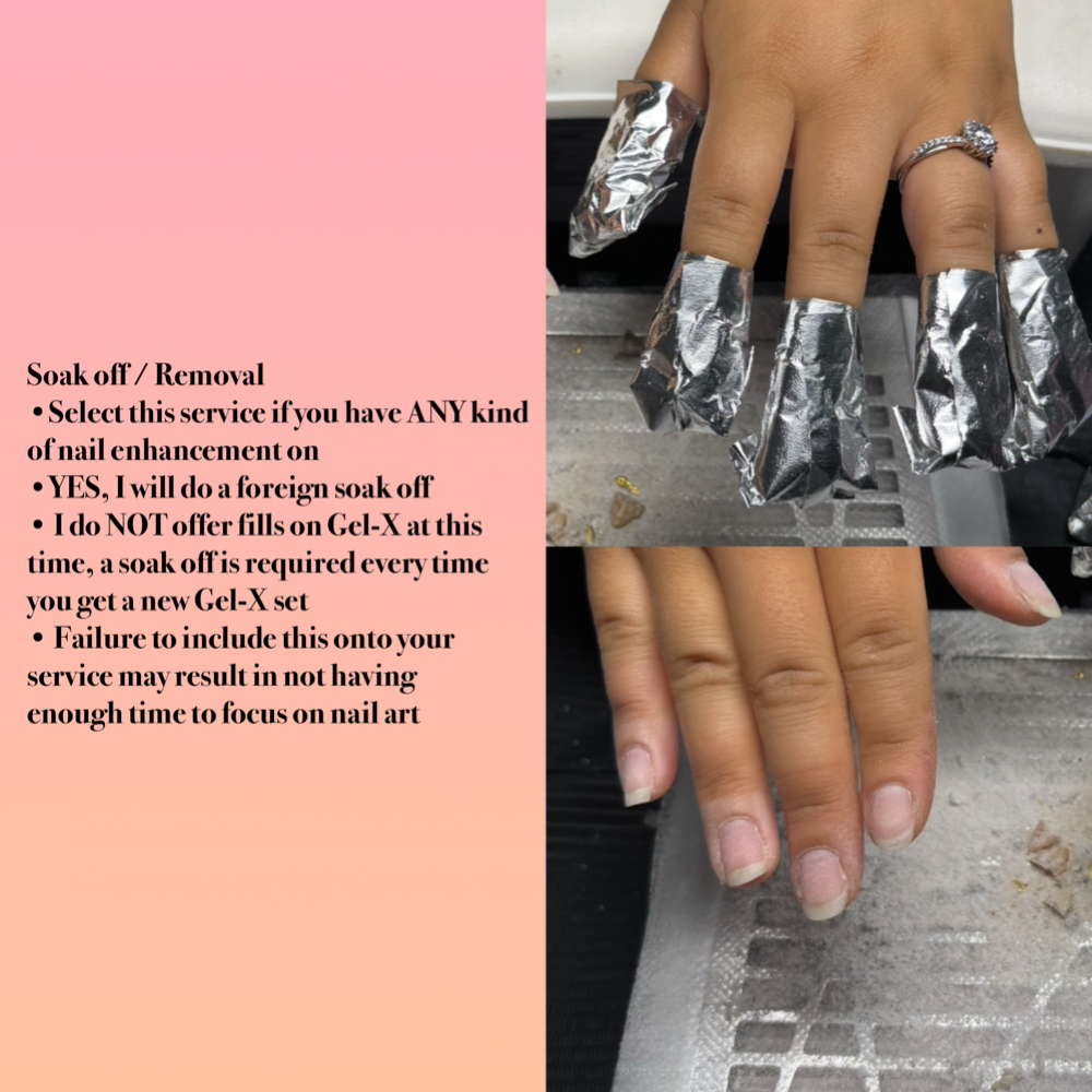 Soak Off at JH Gel Creations in Anchorage, AK