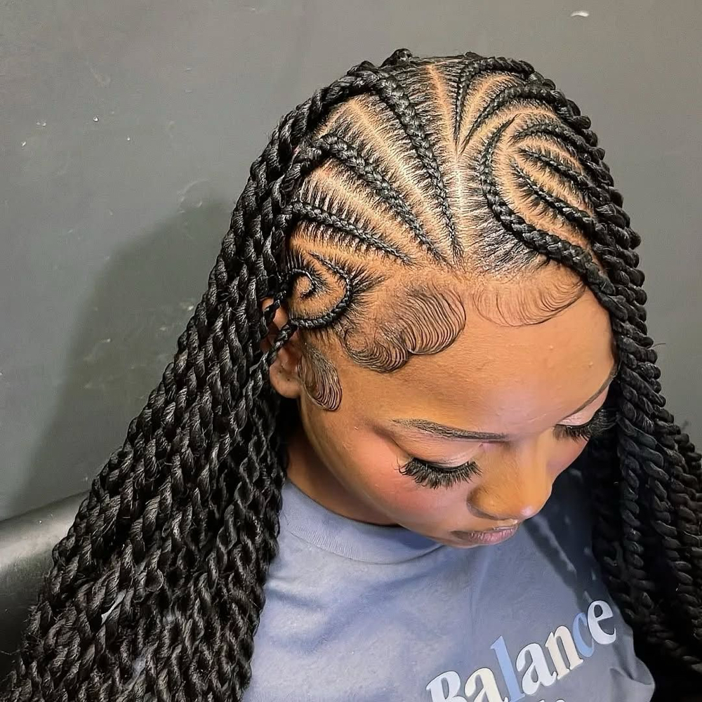 Large Tribal Braids at Ashley Slayed It in Roseland/South Bend, IN