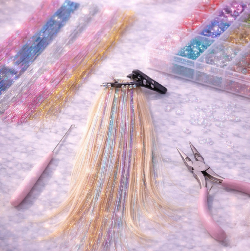 😇 Angel Hair Tinsel 😇 at Heavenly Hair Salon and Boutique in Hanover, PA