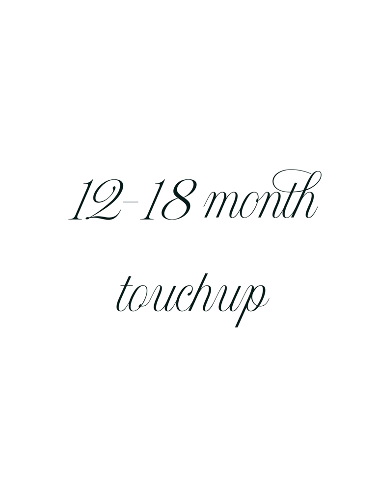 12-18 Month Brow Touchup