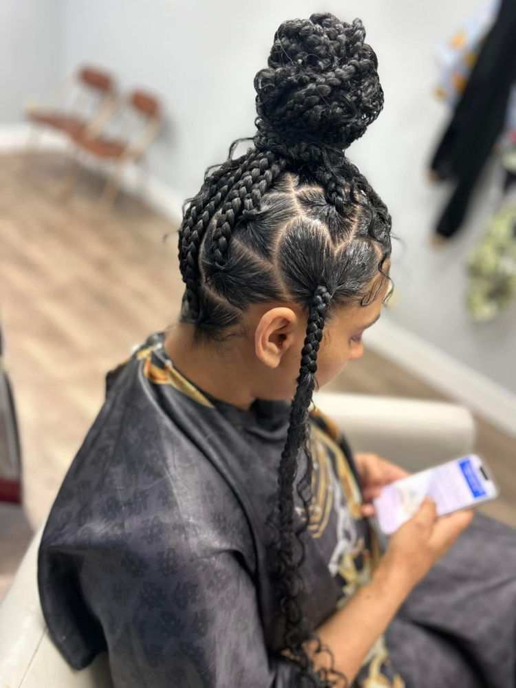 Jumbo Knottless Box Braids