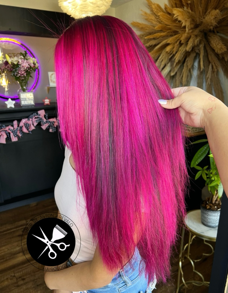 Vivid Color at Hairology in College Station, TX