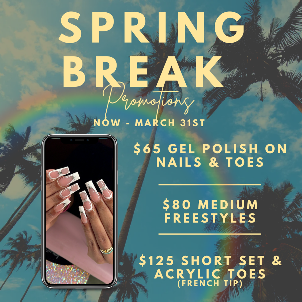 GEL POLISH ON NAILS & TOES