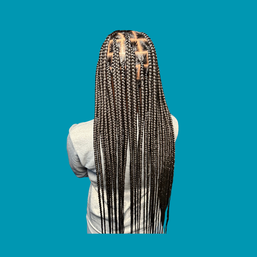 Medium Knotless Braids